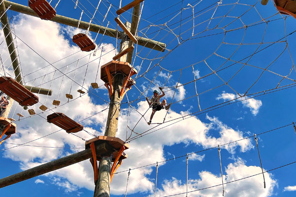 West Yellowstone ziplining